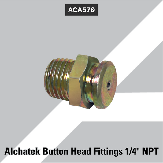 ACA570 Alchatek Button Head Fittings 1/4" NPT