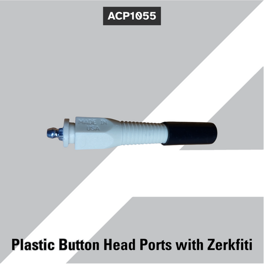 ACP1055 Plastic Button Head Ports with Zerkfiti