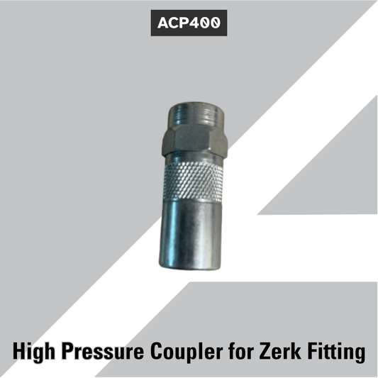ACP400 High Pressure Coupler for Zerk Fitting