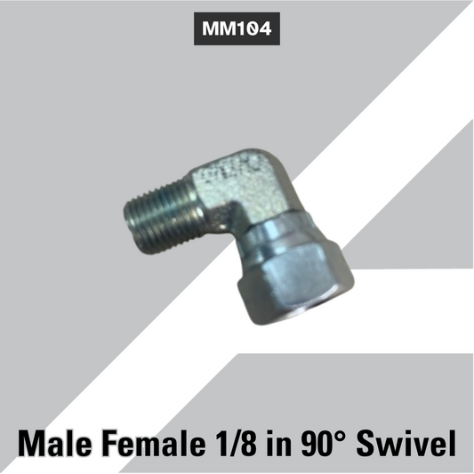 MM104 Male Female 1/8 in 90 Degrees Wivel