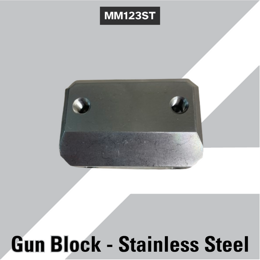 MM123ST Gun Block - Stainless Steel v7
