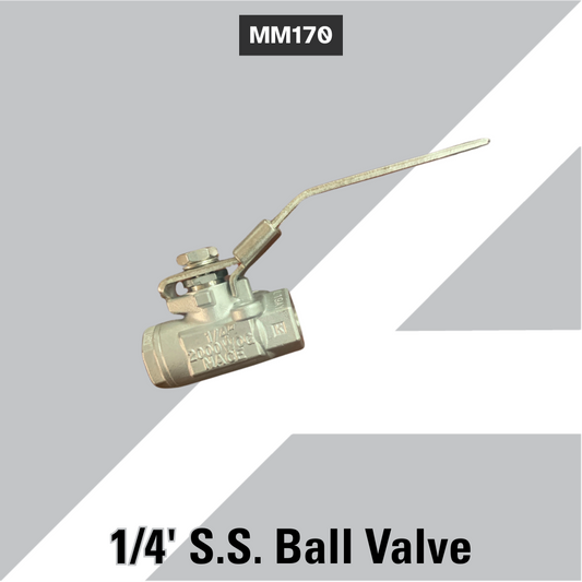 MM170 1/4' S.S. Ball Valve