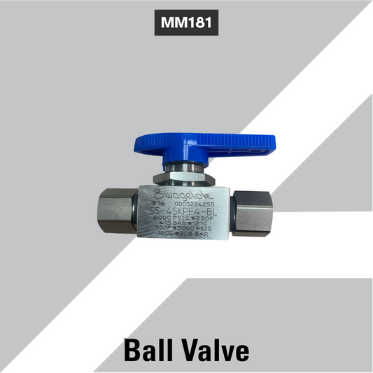 MM181 Ball Valve 6,000 psi